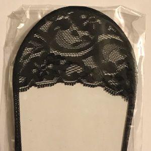 Muse Collection Lace toes, pretty, sexy Footies Footlets colors: BLK,GRY,WT,BG